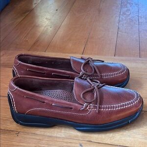 Cole Haan Country Mens Size 9 M Brown Leather Made in Mexico Slip On Shoes